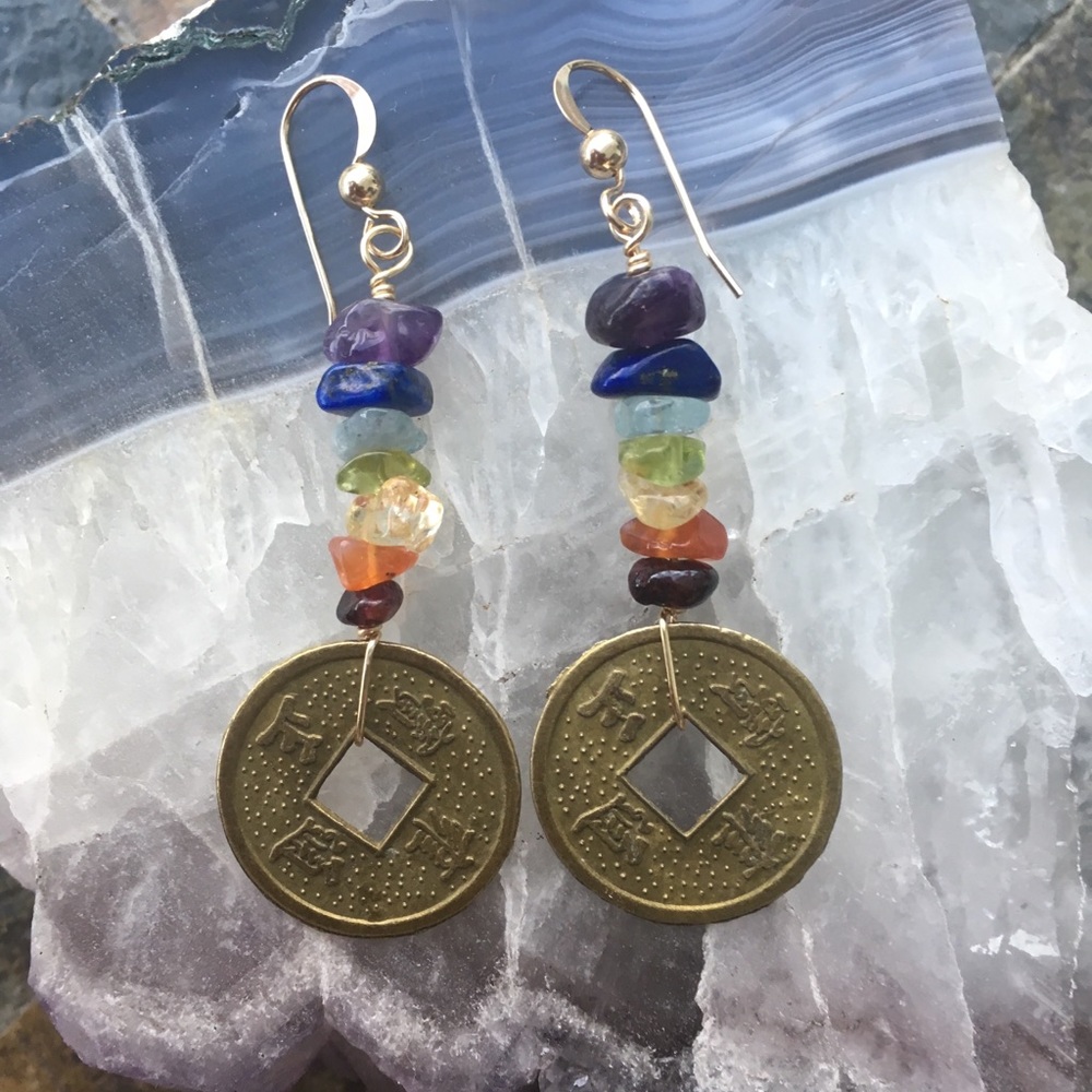 Good Fortune Chakra Earrings 🔮